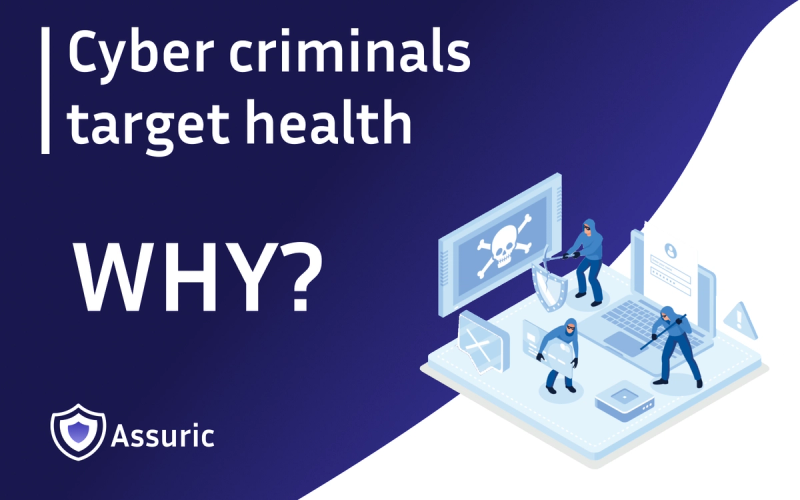 Why are cyber attacks are so common in the health sector?