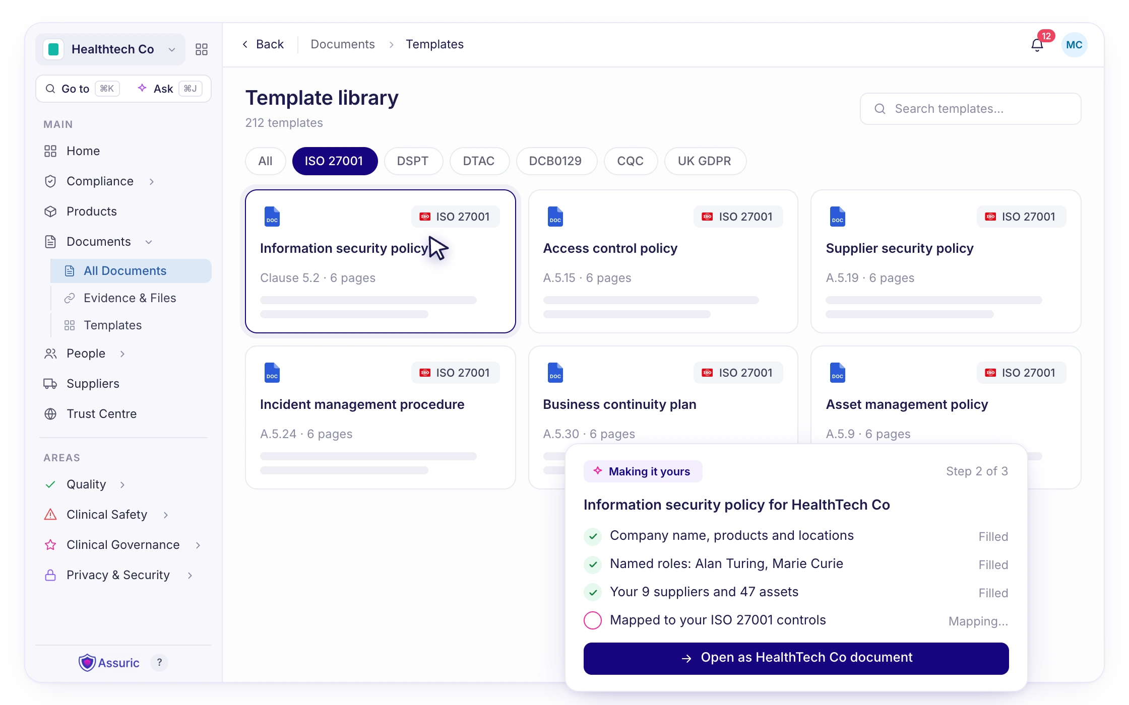 F18 — Proof your team has read them