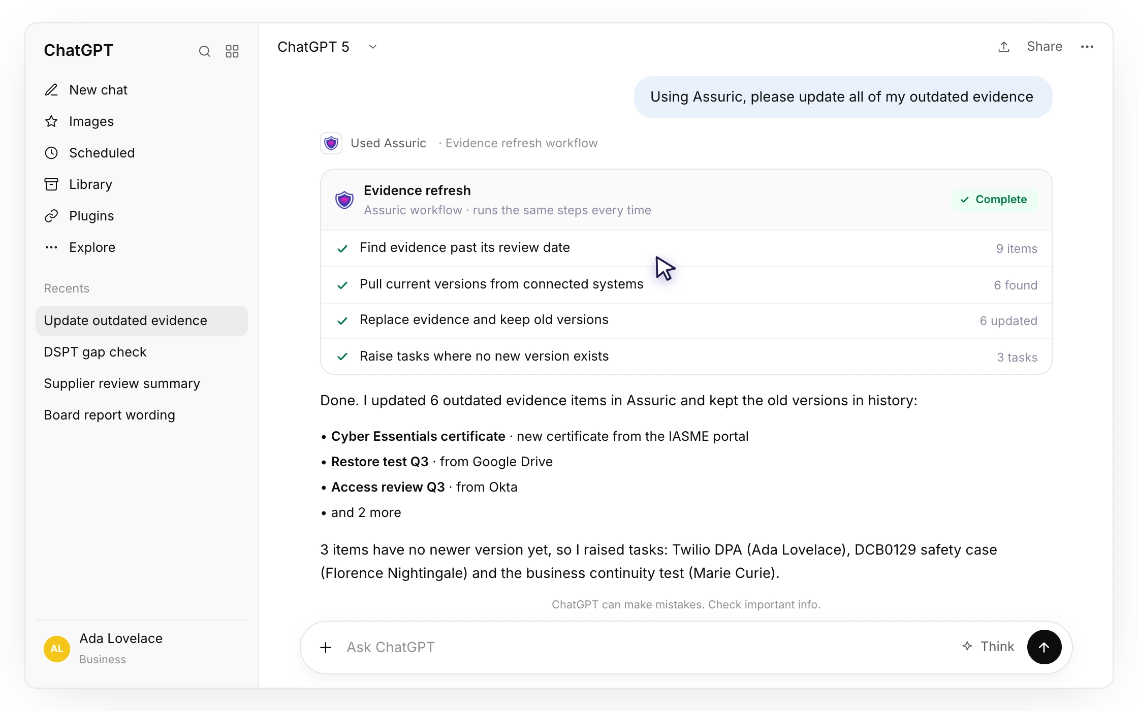 F028: Compliance that keeps itself current