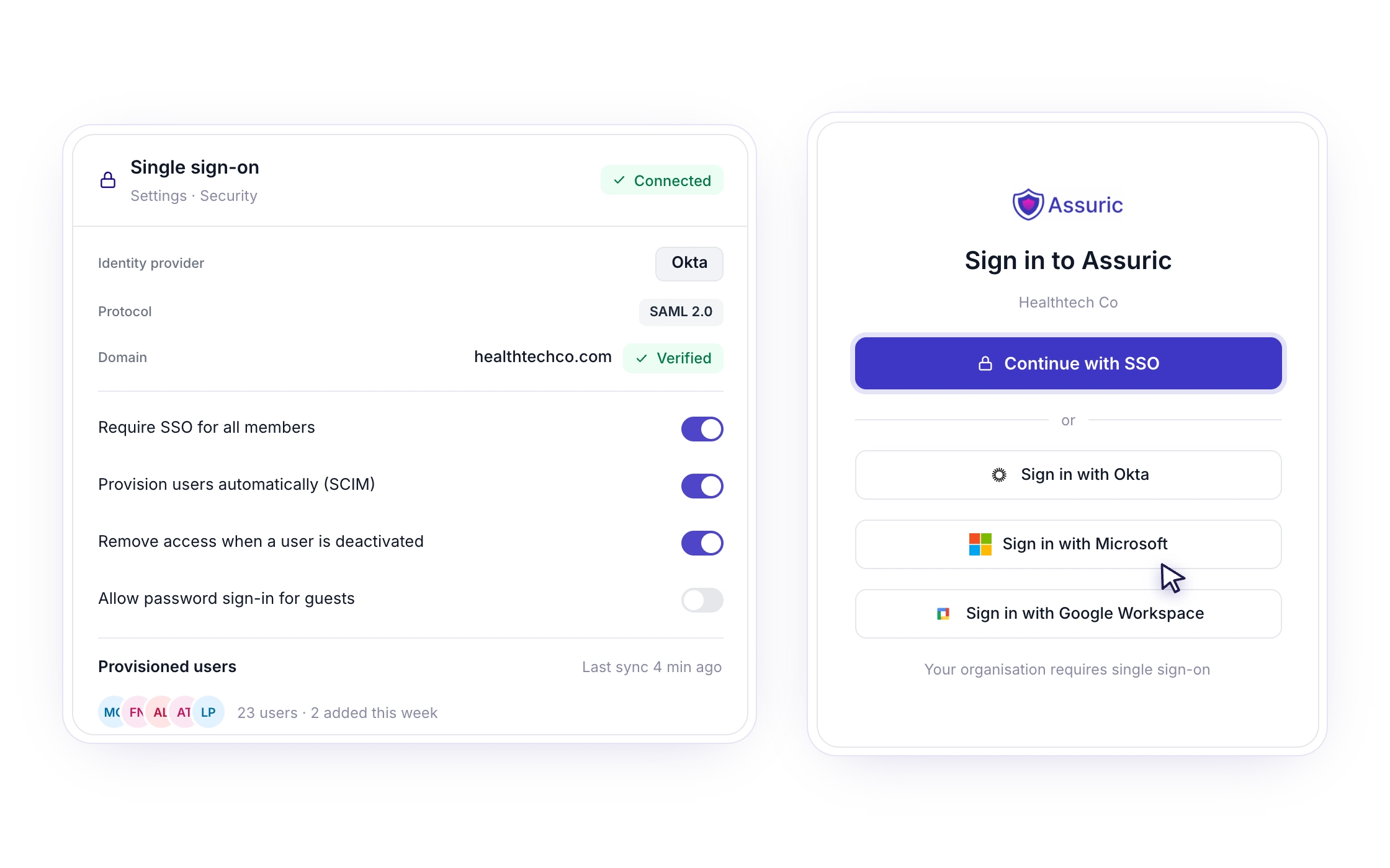 F125: Manage access through your existing identity provider