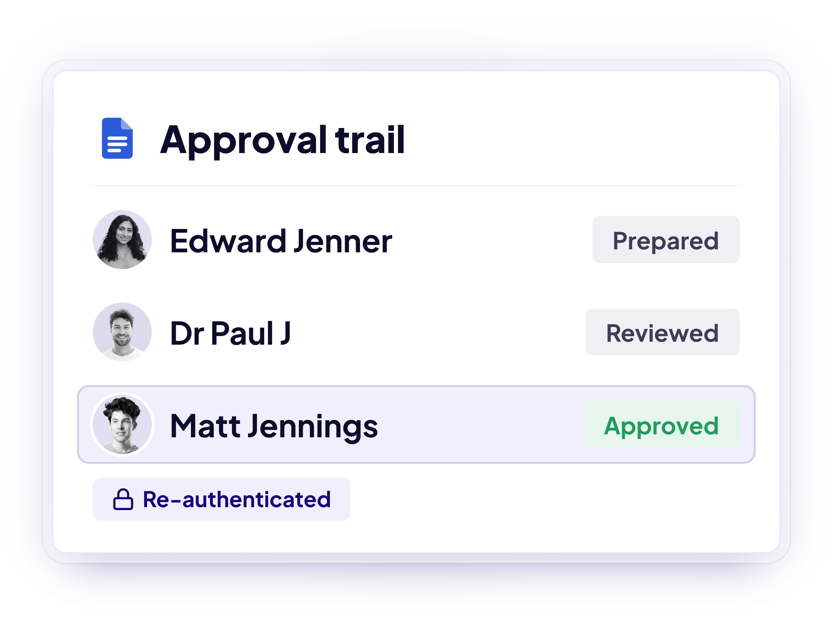 V04 — Every approval attributable